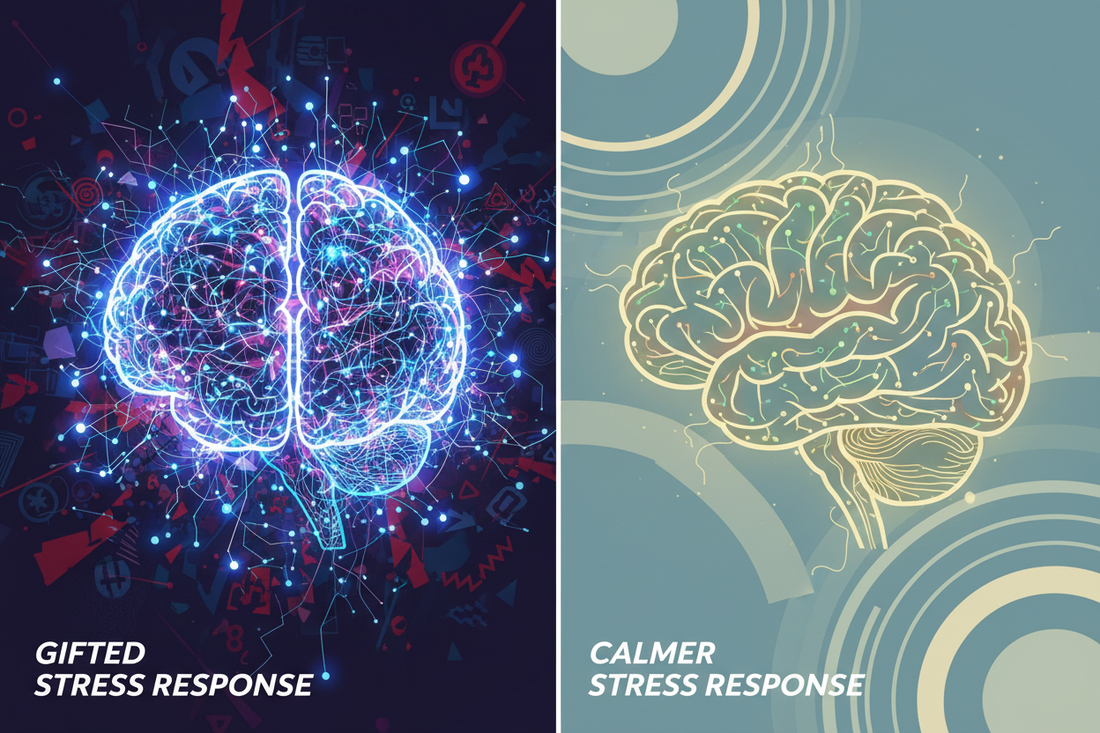 How Gifted Minds Process Stress Differently