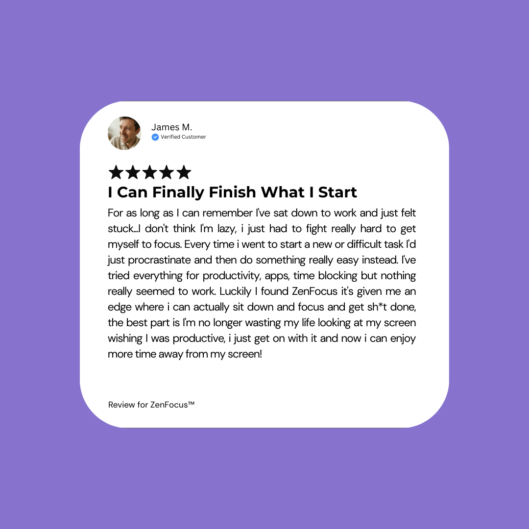 ZenFocus™ Natural Brain Fog Relief Supplement