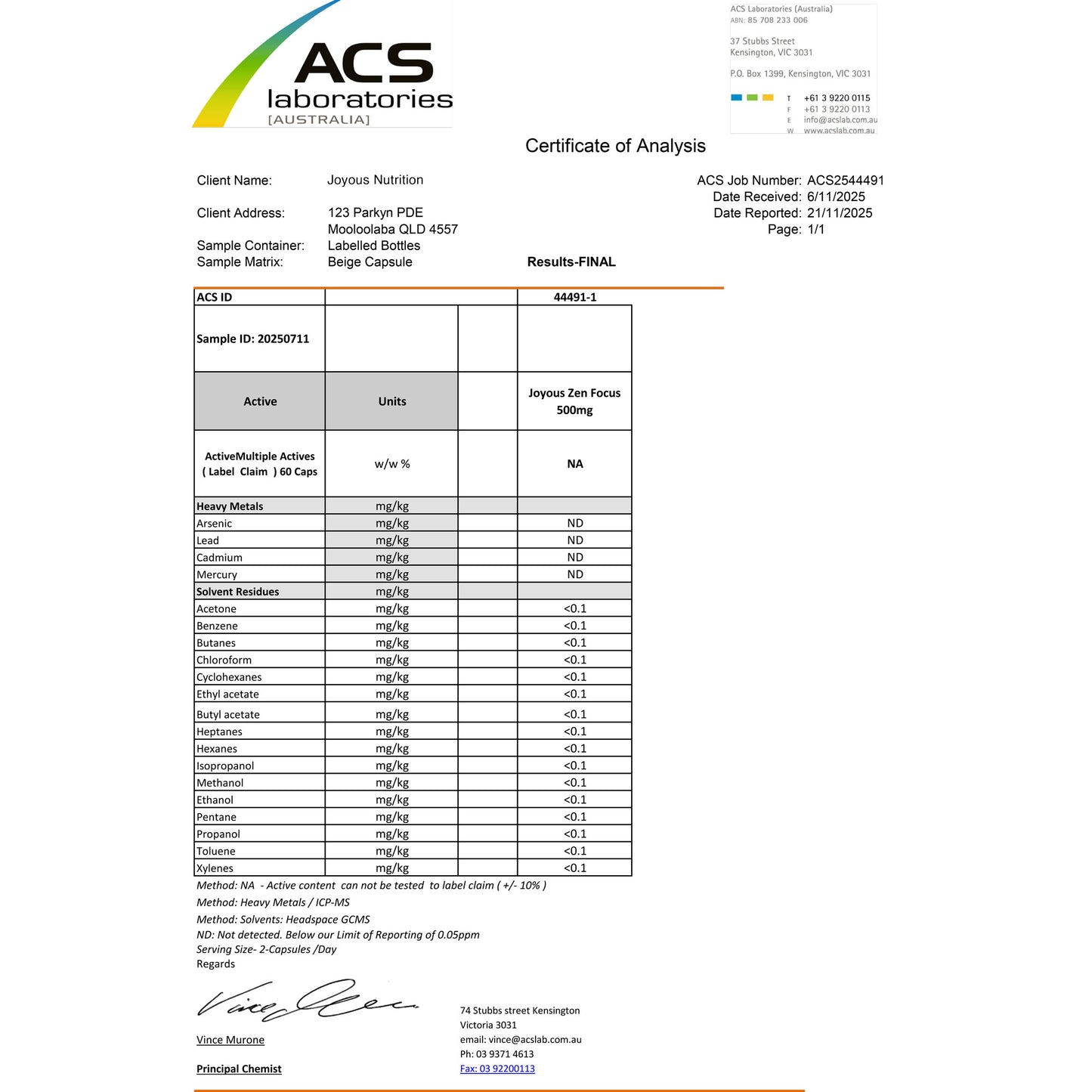 ZenFocus™ Natural Brain Fog Relief Supplement
